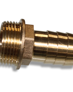 Hose nozzle 3/4" m 20mm brs